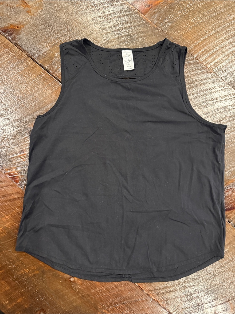 Women's Black Sleeveless Tank Top - Lightweight Everyday Layer